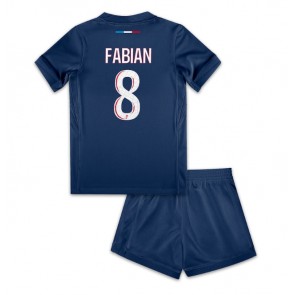 Billiga Paris Saint-Germain Fabian Ruiz #8 Hemmatröja Barn 2024-25 Kortärmad (+ Korta byxor)